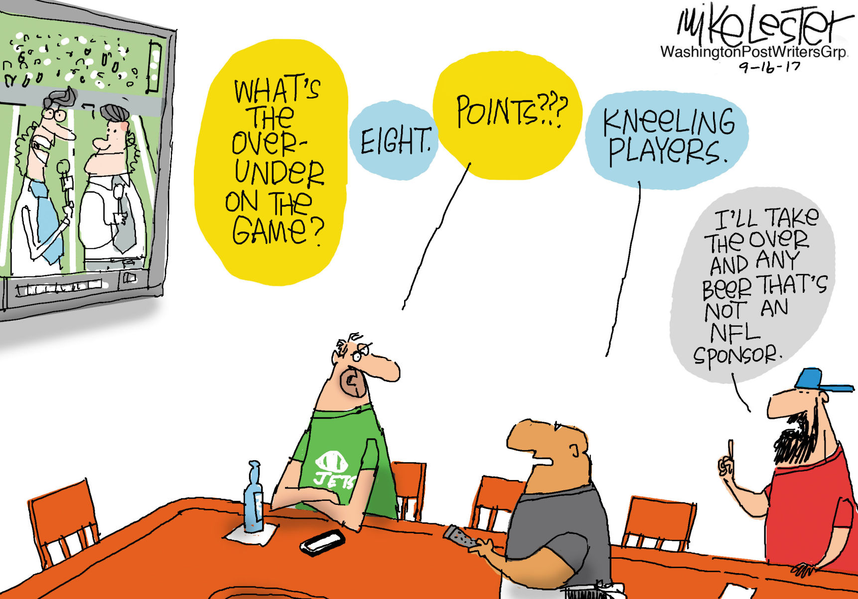 Mike Lester cartoon